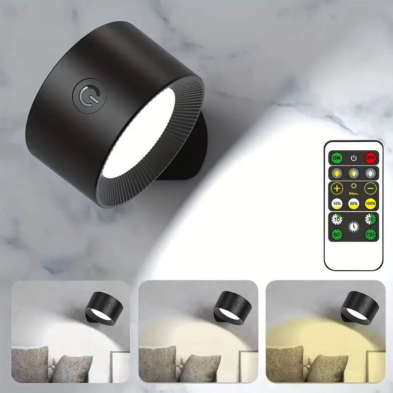 GlühendesWunder™ Lampada LED senza fili 360° | Luce ambiente e controllo tattile | Ricaricabile e design moderno