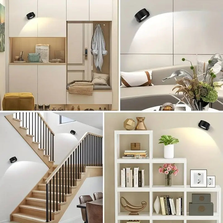 GlühendesWunder™ Lampada LED senza fili 360° | Luce ambiente e controllo tattile | Ricaricabile e design moderno