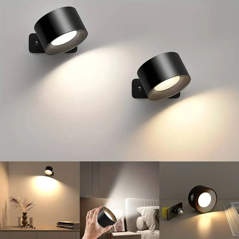 GlühendesWunder™ Lampada LED senza fili 360° | Luce ambiente e controllo tattile | Ricaricabile e design moderno