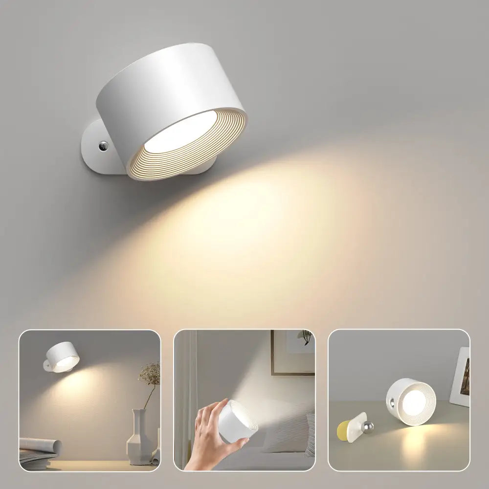 GlühendesWunder™ Lampada LED senza fili 360° | Luce ambiente e controllo tattile | Ricaricabile e design moderno