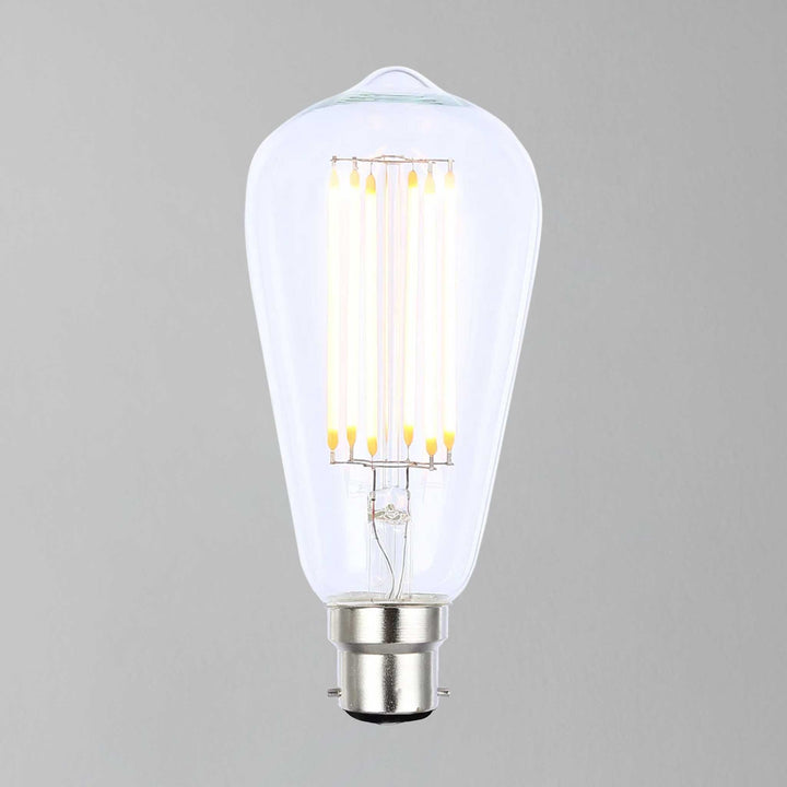 500lm ST64 2200k Lampadina LED Filamento Dimmerabile B22 (equivalente a 40w)