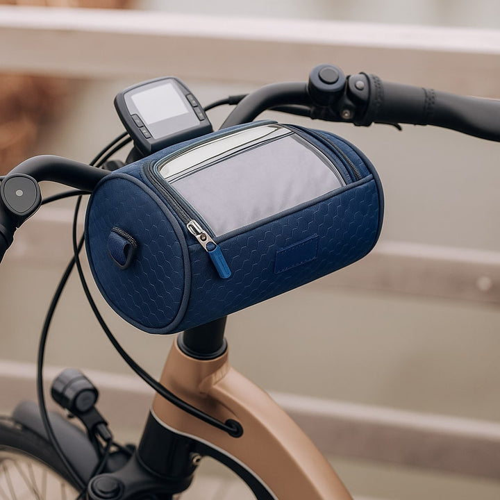 Borsa da manubrio per bicicletta | Borsa impermeabile per bicicletta con schermo touch | Tourix