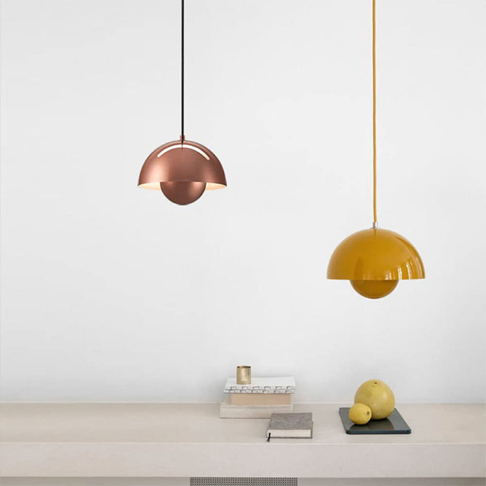 Lumina: Lampada a sospensione scandinava moderna con lampadine LED colorate