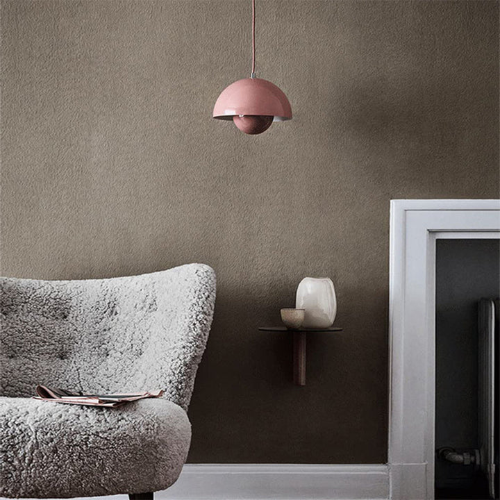 Lumina: Lampada a sospensione scandinava moderna con lampadine LED colorate