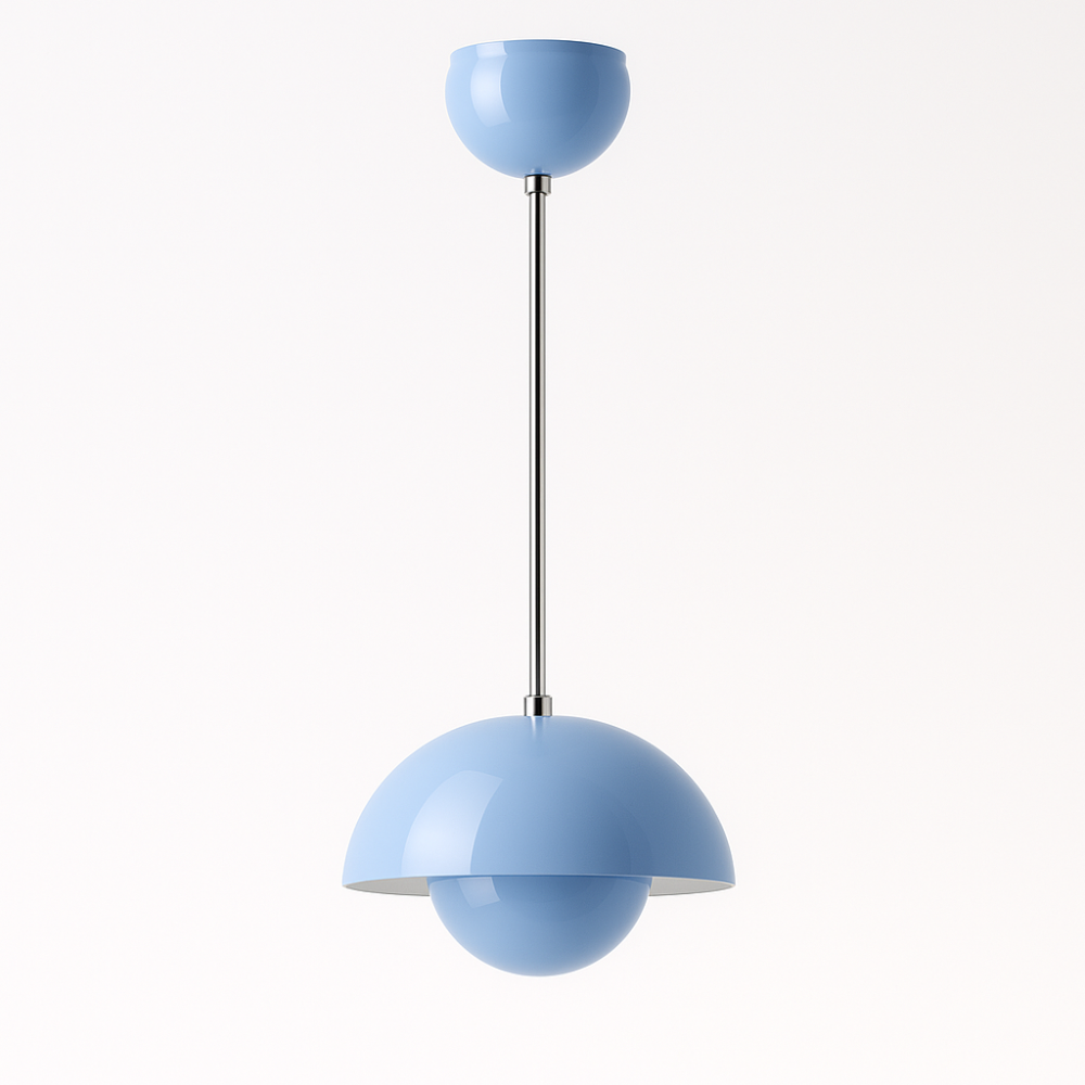 Lumina: Lampada a sospensione scandinava moderna con lampadine LED colorate