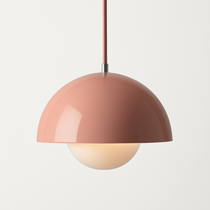 Lumina: Lampada a sospensione scandinava moderna con lampadine LED colorate
