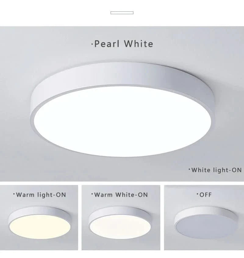 BRILLIORA – Lampada a soffitto LED con design moderno e illuminazione uniforme