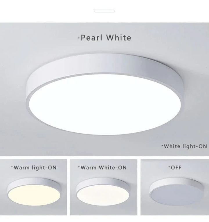 BRILLIORA – Lampada a soffitto LED con design moderno e illuminazione uniforme