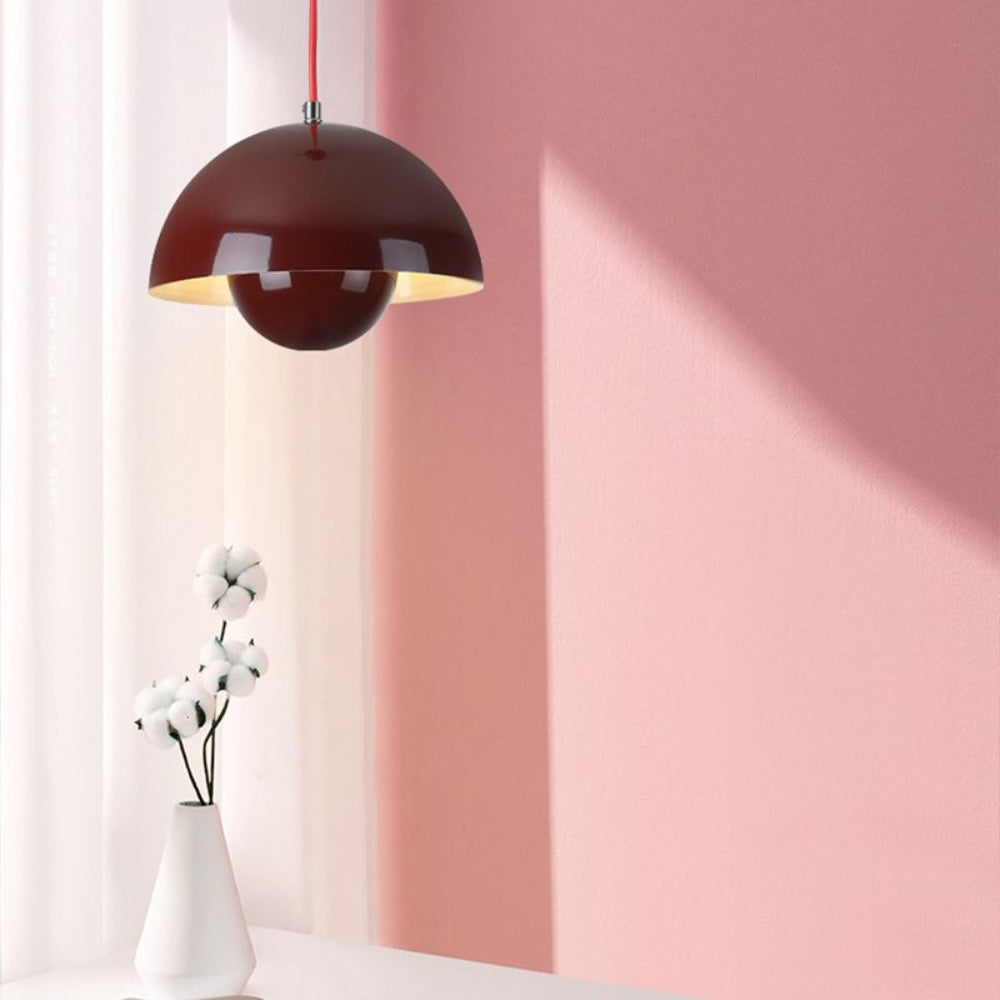 Lumina: Lampada a sospensione scandinava moderna con lampadine LED colorate