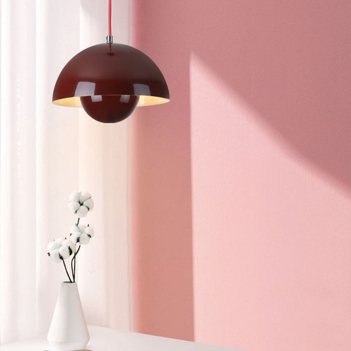 Lumina: Lampada a sospensione scandinava moderna con lampadine LED colorate
