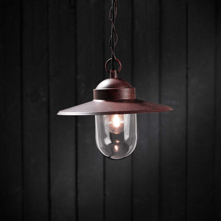 Lampadario Lussemburgo, Ruggine