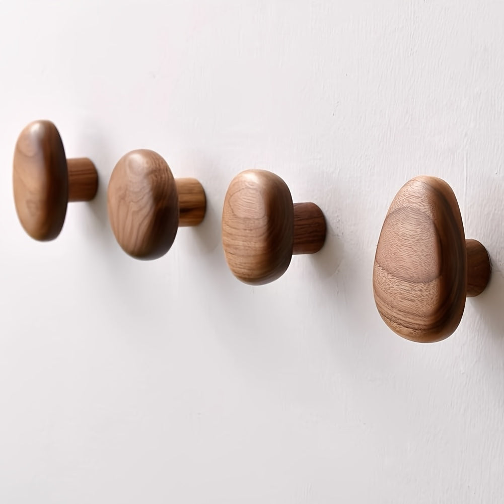 OakPebble – Ganci da muro in legno naturale con design organico per un interno elegante