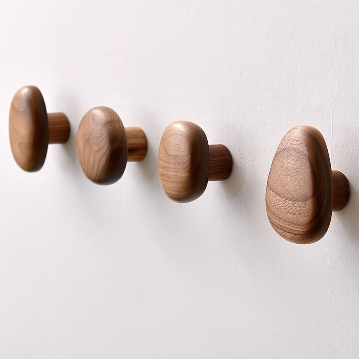 OakPebble – Ganci da muro in legno naturale con design organico per un interno elegante