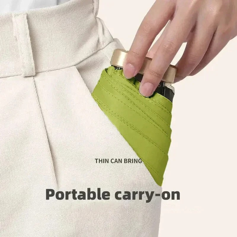 Ombrello Mini Pieghevole Solara – Compatto, protezione UV e resistente al vento