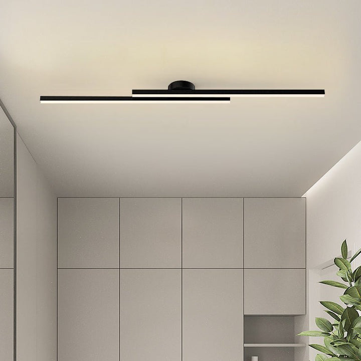 Lampada da Soffitto LED Moderna in Alluminio Semi Incassata