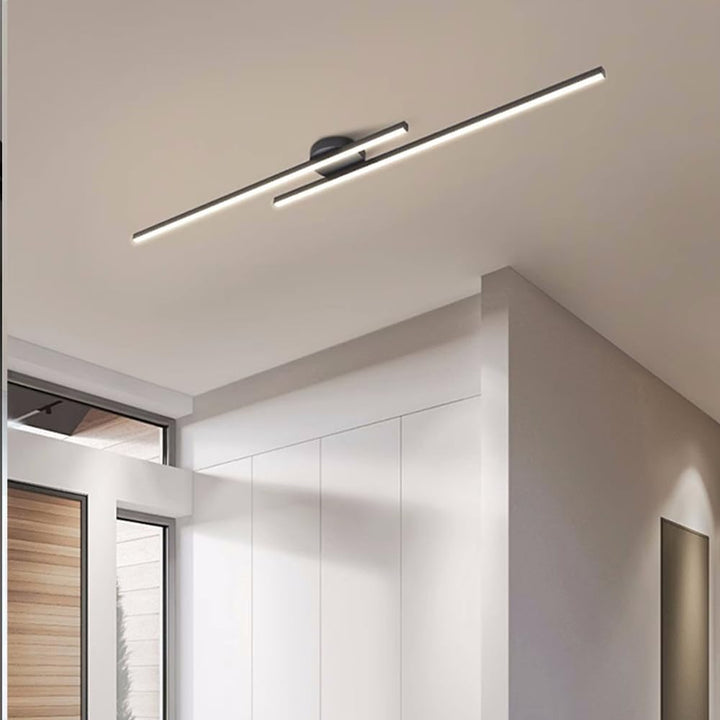 Lampada da Soffitto LED Moderna in Alluminio Semi Incassata