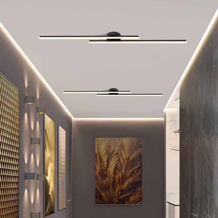 Lampada da Soffitto LED Moderna in Alluminio Semi Incassata
