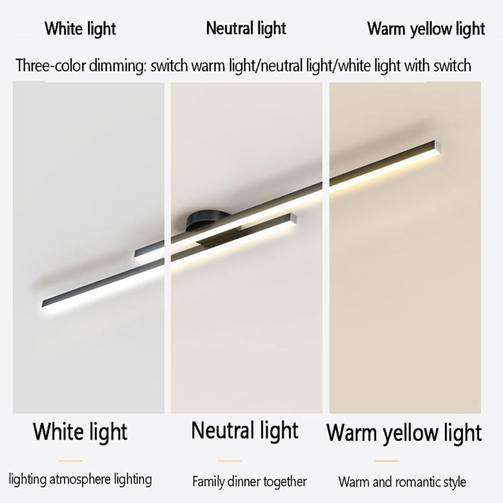 Lampada da Soffitto LED Moderna in Alluminio Semi Incassata