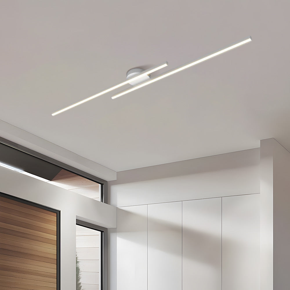 Lampada da Soffitto LED Moderna in Alluminio Semi Incassata