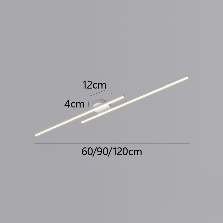Lampada da Soffitto LED Moderna in Alluminio Semi Incassata