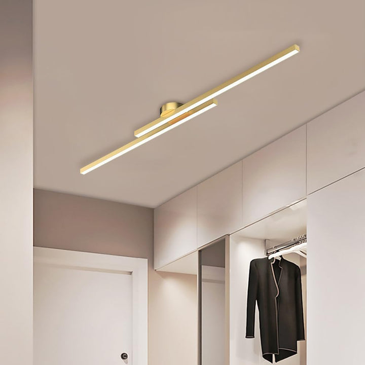 Lampada da Soffitto LED Moderna in Alluminio Semi Incassata