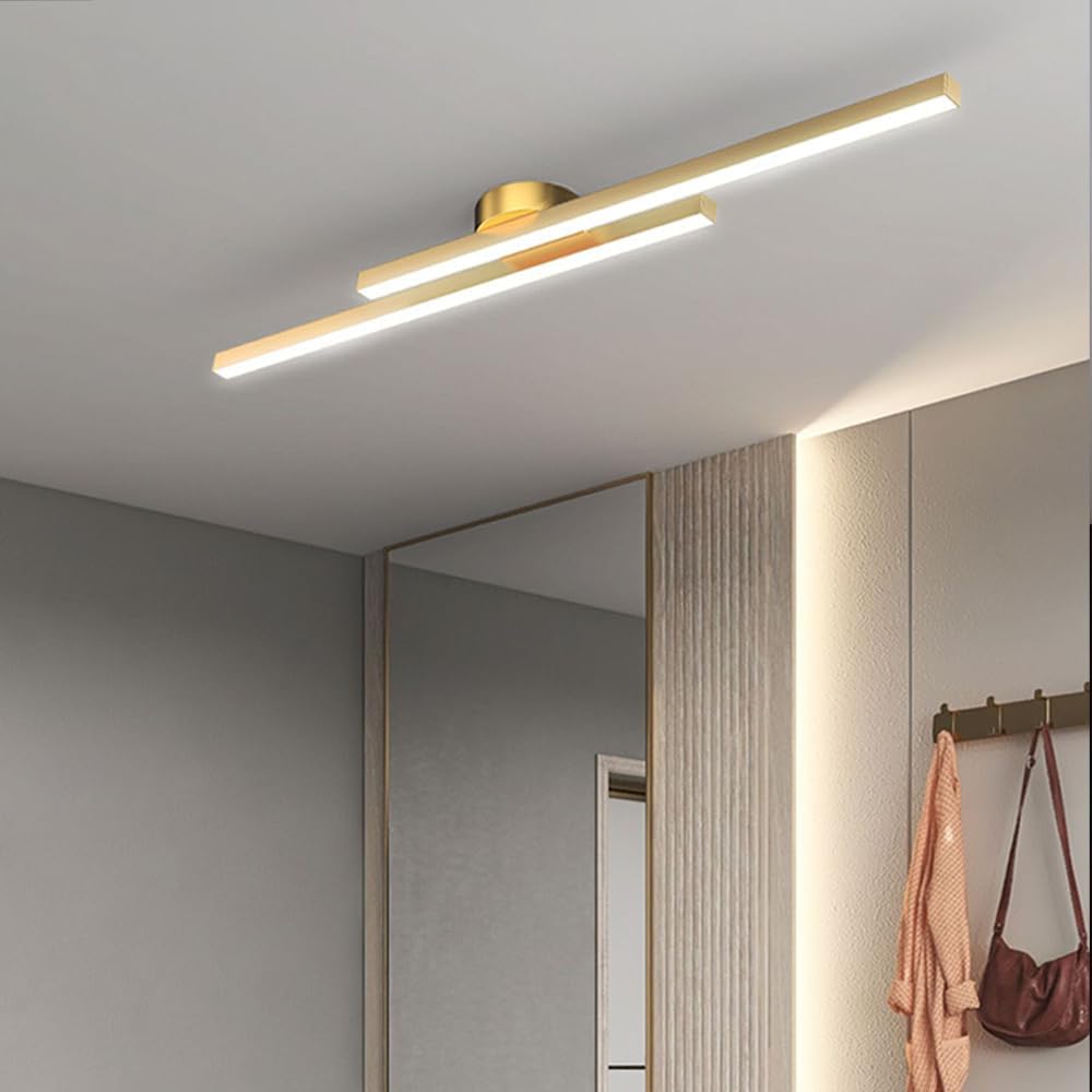 Lampada da Soffitto LED Moderna in Alluminio Semi Incassata