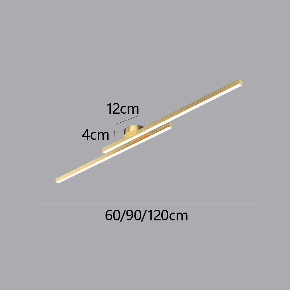 Lampada da Soffitto LED Moderna in Alluminio Semi Incassata