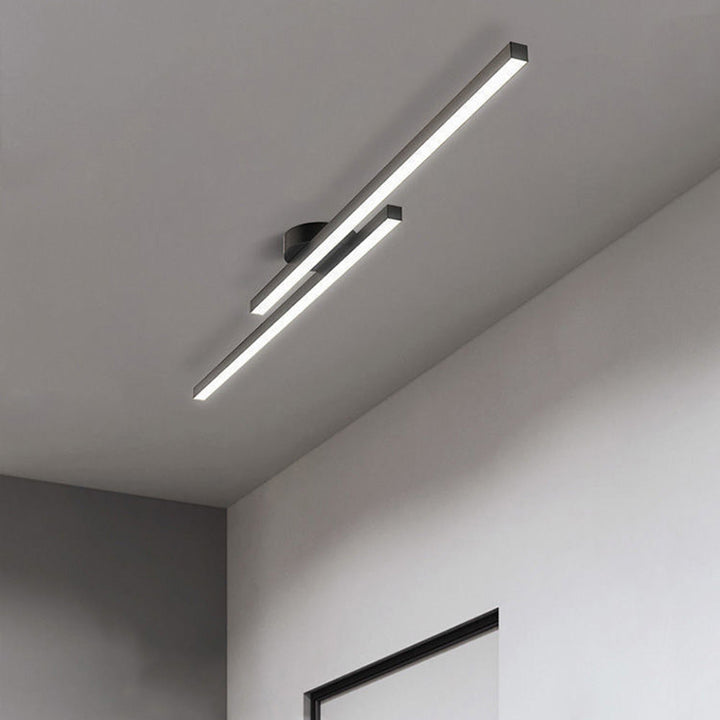 Lampada da Soffitto LED Moderna in Alluminio Semi Incassata