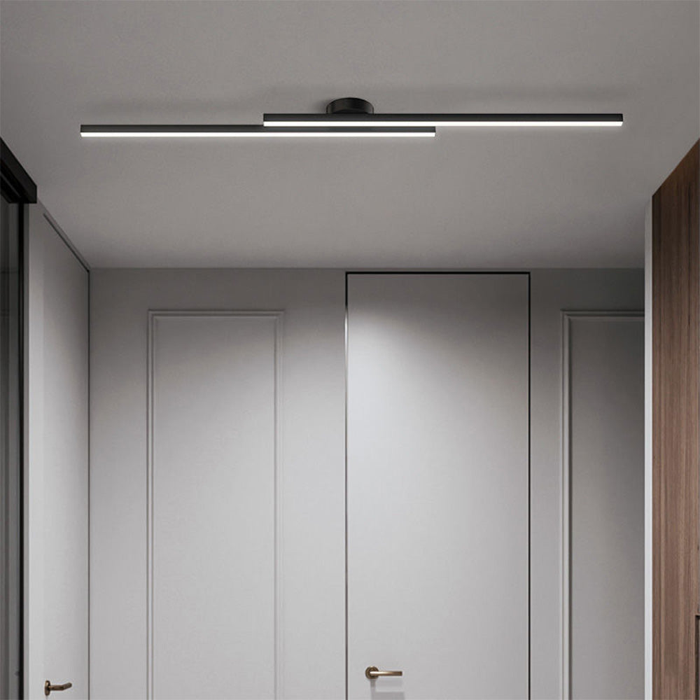 Lampada da Soffitto LED Moderna in Alluminio Semi Incassata