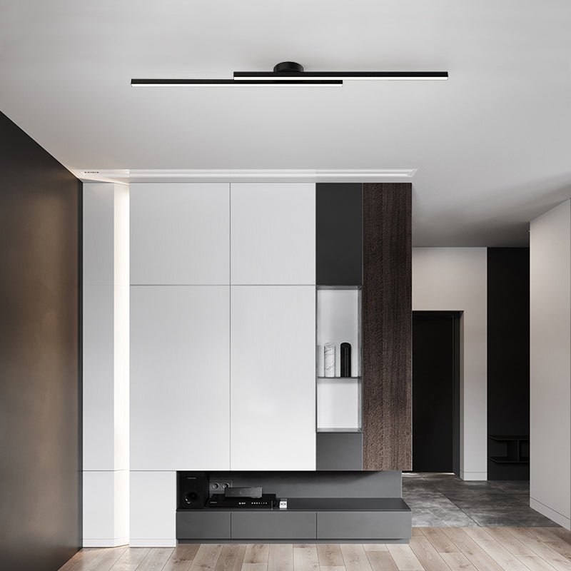 Lampada da Soffitto LED Moderna in Alluminio Semi Incassata