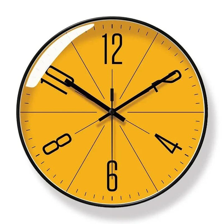 SCANDICLOCK – Orologio da Parete Nero in Stile Nordic – Preciso e Stile per Ogni Casa