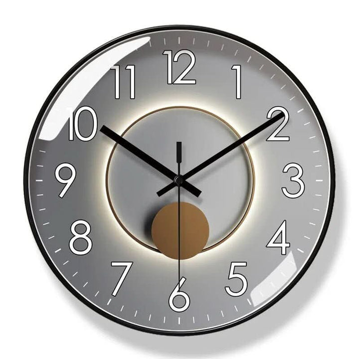 SCANDICLOCK – Orologio da Parete Nero in Stile Nordic – Preciso e Stile per Ogni Casa
