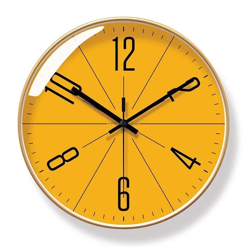 SCANDICLOCK – Orologio da Parete Nero in Stile Nordic – Preciso e Stile per Ogni Casa