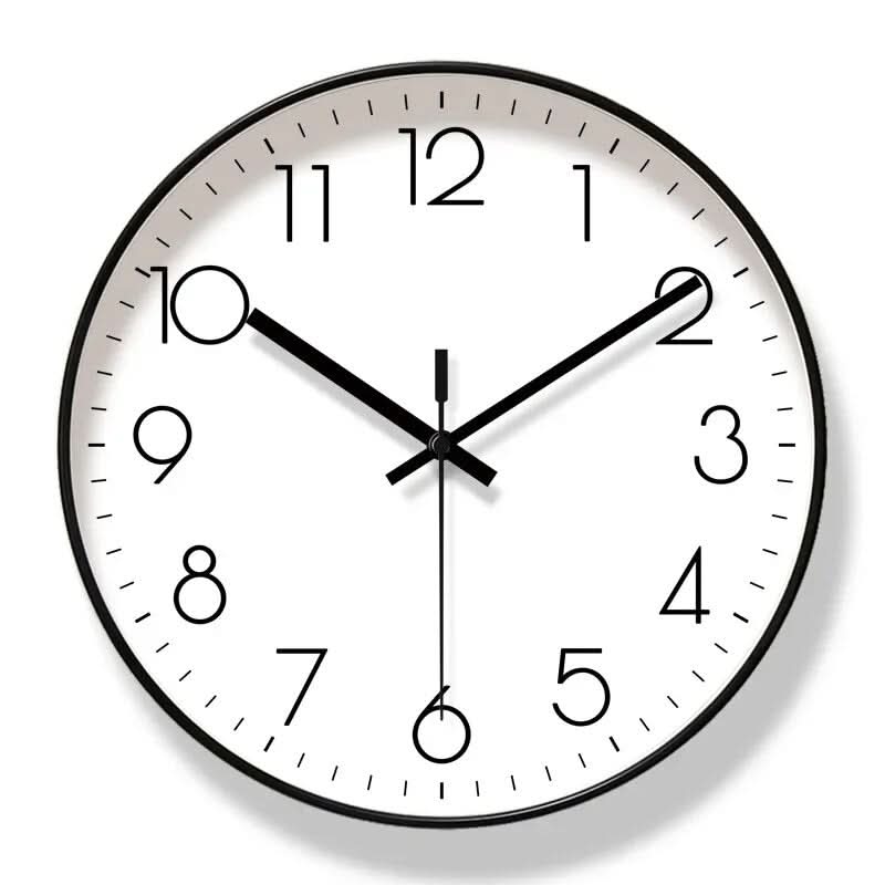 SCANDICLOCK – Orologio da Parete Nero in Stile Nordic – Preciso e Stile per Ogni Casa