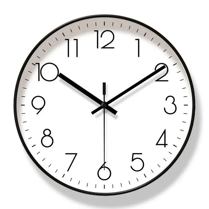 SCANDICLOCK – Orologio da Parete Nero in Stile Nordic – Preciso e Stile per Ogni Casa