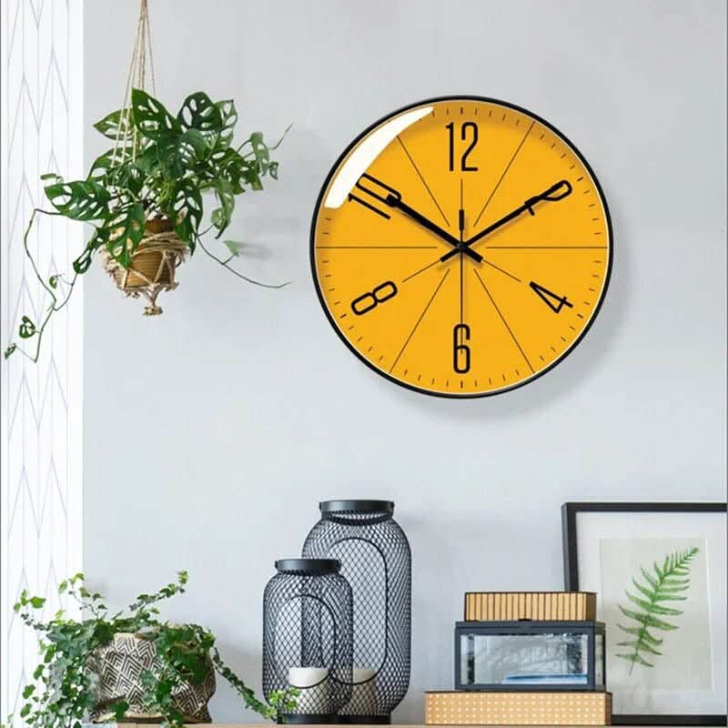 SCANDICLOCK – Orologio da Parete Nero in Stile Nordic – Preciso e Stile per Ogni Casa