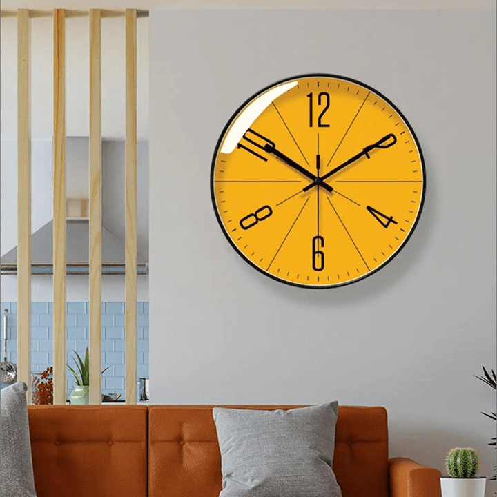 SCANDICLOCK – Orologio da Parete Nero in Stile Nordic – Preciso e Stile per Ogni Casa