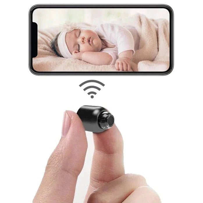 Piccola Telecamera Wireless con Visione Notturna per Sicurezza Domestica
