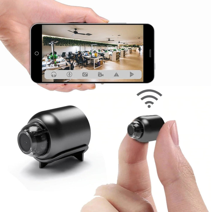 Piccola Telecamera Wireless con Visione Notturna per Sicurezza Domestica