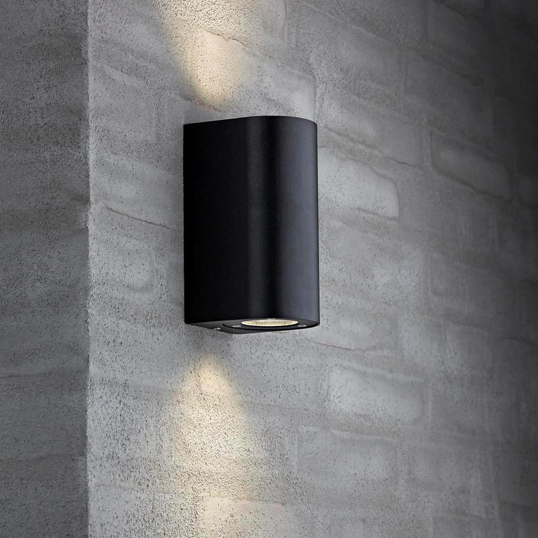 Lampada da Parete Asbol Su &amp; Giù, Nera