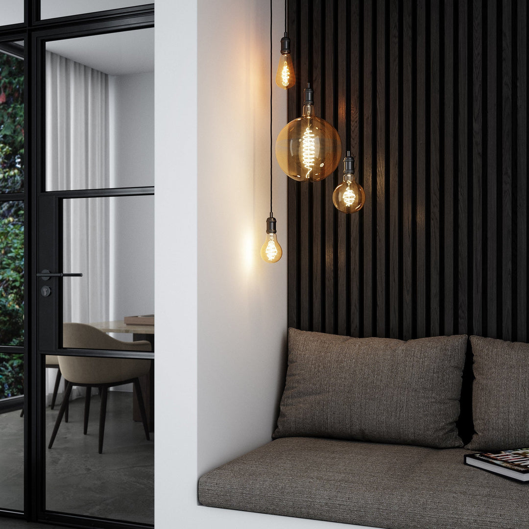 Lampadina Smart Deco G200 Globo E27 380lm, Ambra