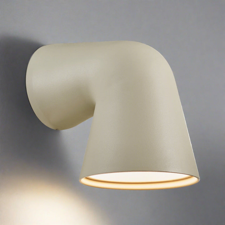 Lampada da parete singola frontale per esterni