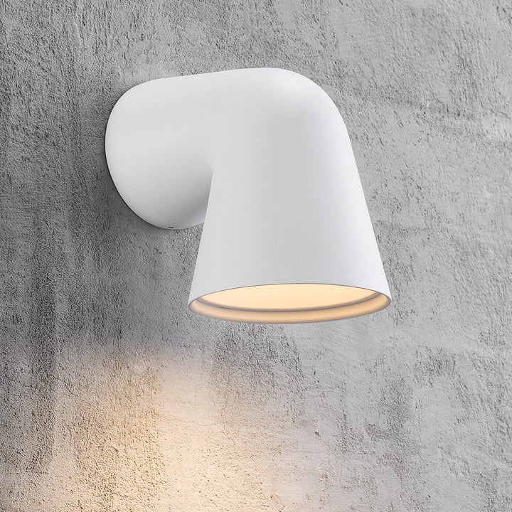 Lampada da parete singola frontale per esterni