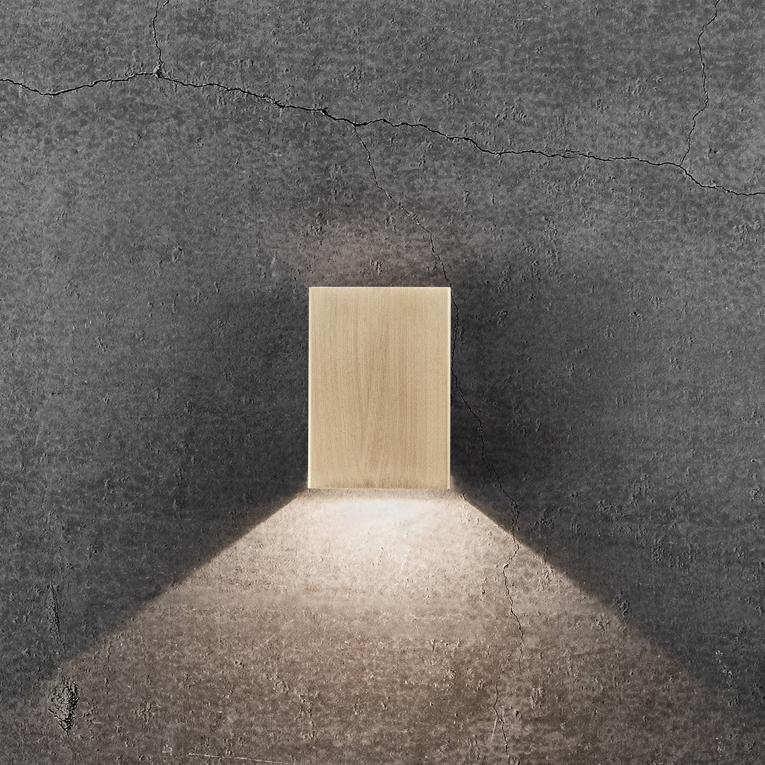 Lampada da Parete Pieghevole 10 LED, Ottone