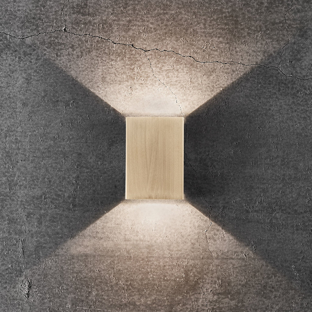Lampada da Parete Pieghevole 10 LED, Ottone