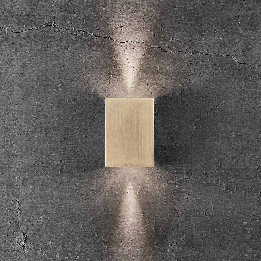 Lampada da Parete Pieghevole 10 LED, Ottone