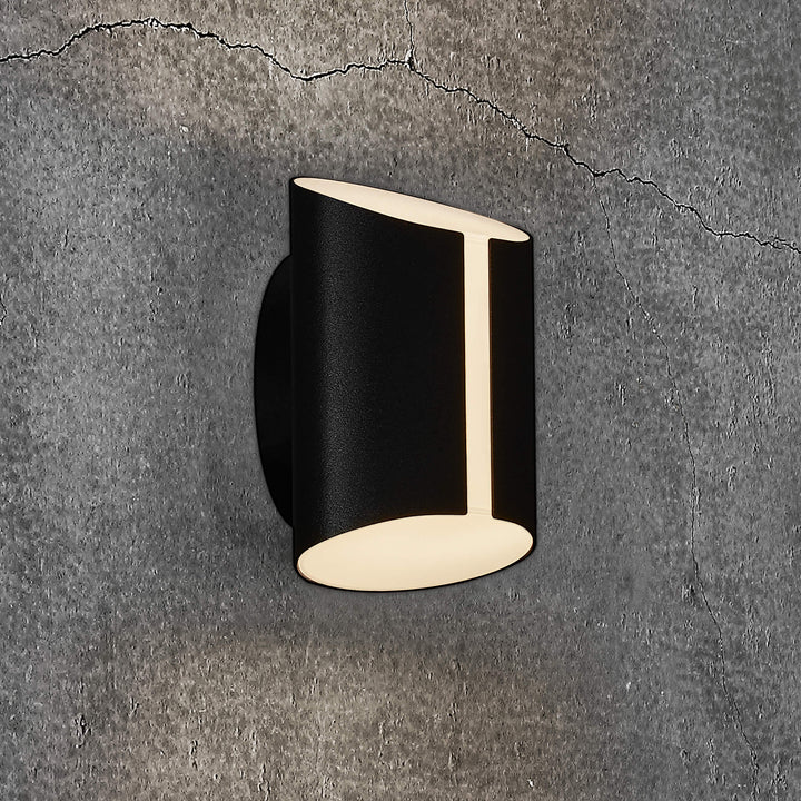 Lampada da Parete Grip Smart, Nera