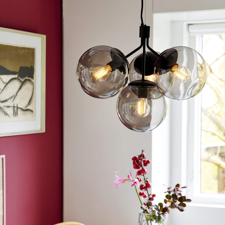 Lampada a soffitto Ivona 4 bracci