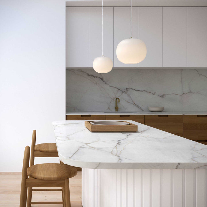 Lampada a sospensione Navone 40, Opale