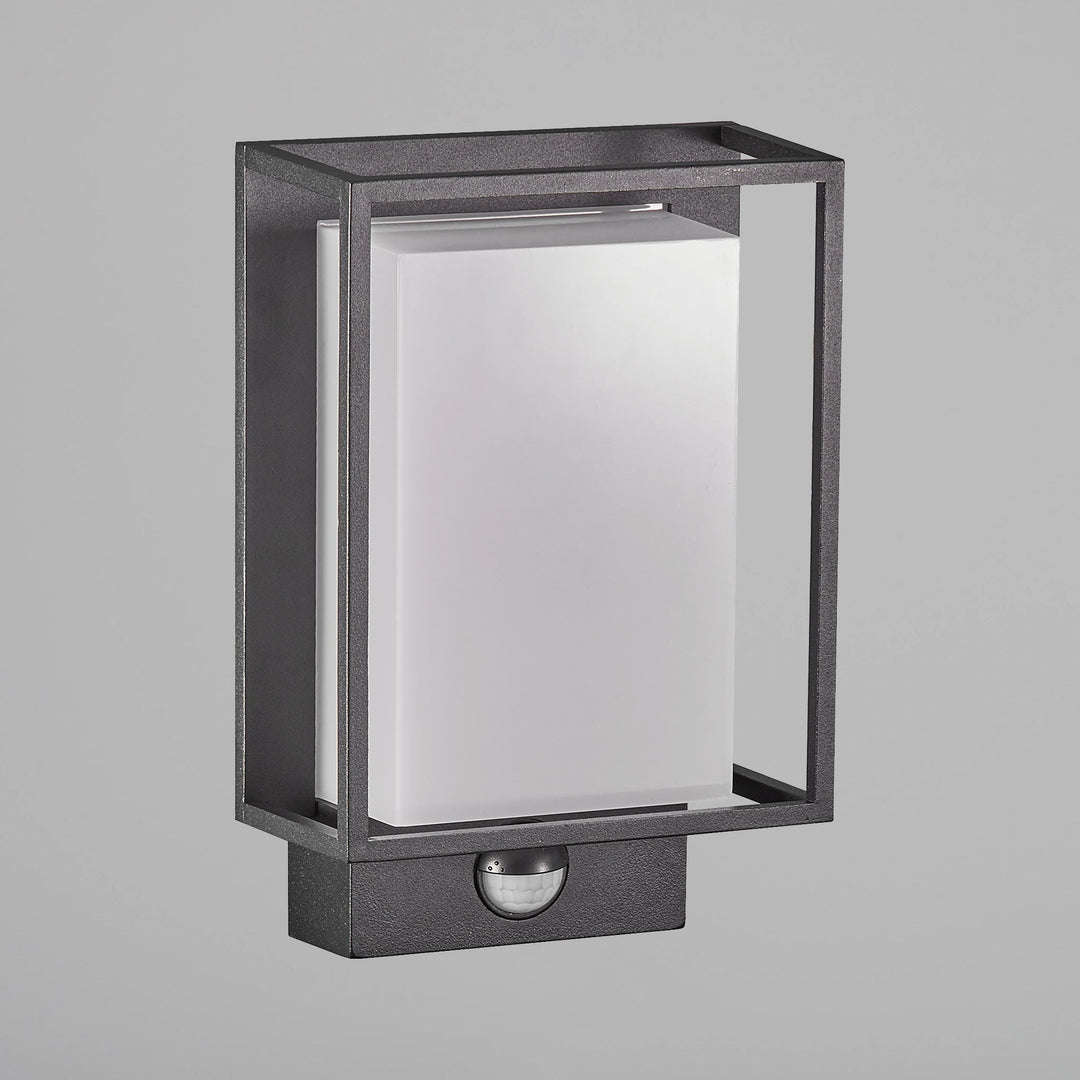 Luce da Parete LED Esterno Nestor Sensor, Nero/Opale